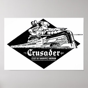 Den läs- järnvägkorsfararen Streamliner Poster