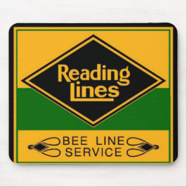 Den läs- järnväglinjer, bi fodrar tjänste- musmatta