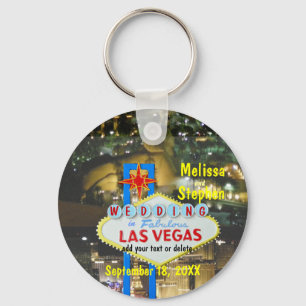 Den Las Vegas bröllopremsan beskådar Nyckelring