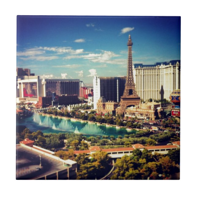 Den Las Vegas remsan beskådar Kakelplatta (Framsidan)