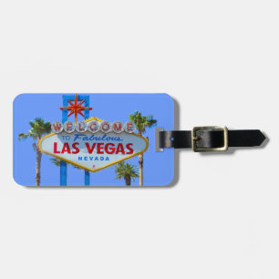 Den Las Vegas välkomnandet undertecknar Bagagebricka