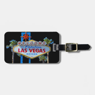 Den Las Vegas välkomnandet undertecknar Bagagebricka