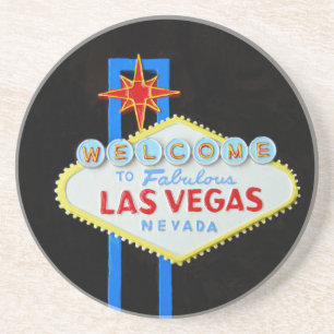 Den Las Vegas välkomnandet undertecknar Underlägg