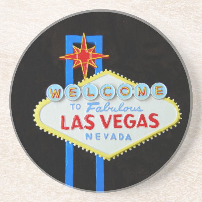 Den Las Vegas välkomnandet undertecknar Underlägg (Framsidan)