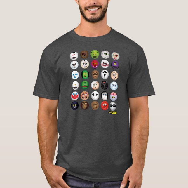 Den läskiga monsterT-tröja Tee (Framsida)