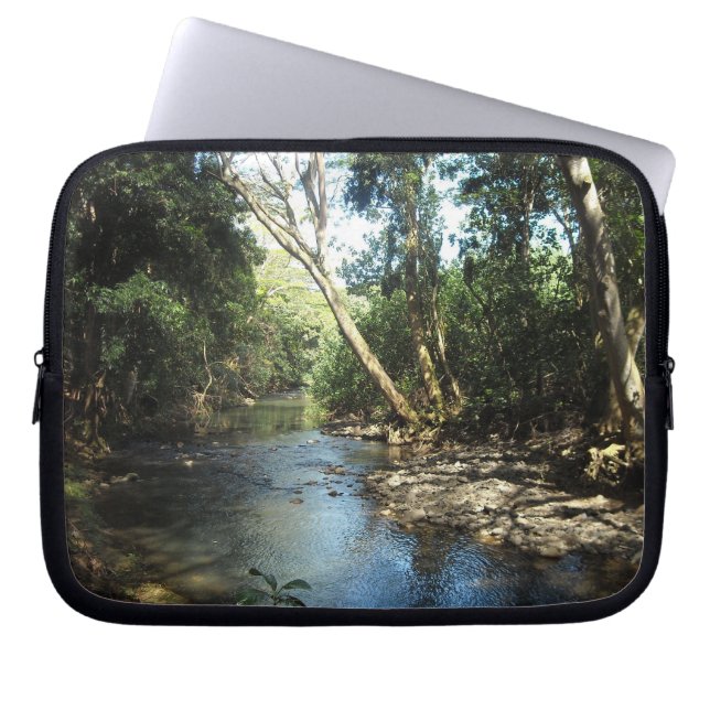 Den lata floden laptop sleeve (Framsidan)