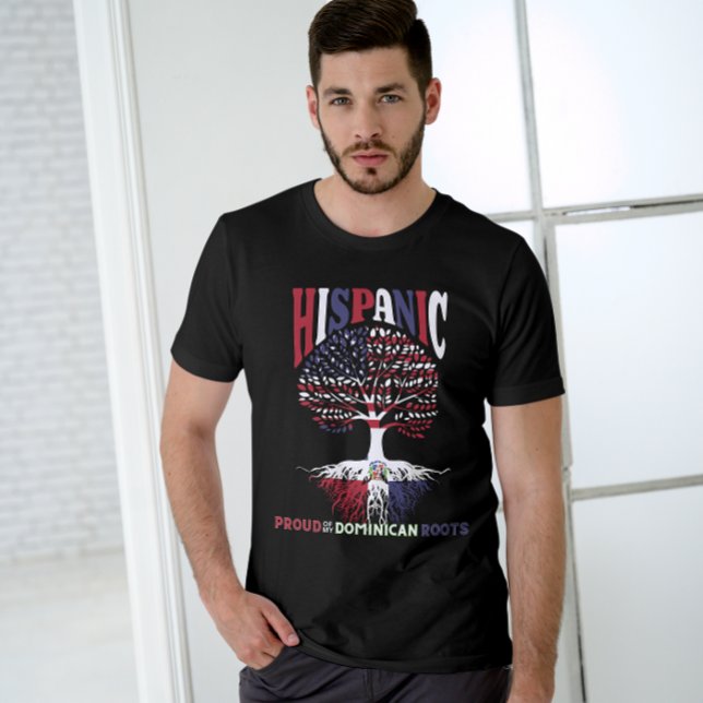 Den latinamerikanska kulturarvsmånaden Proud Domin T Shirt (Skapare uppladdad)