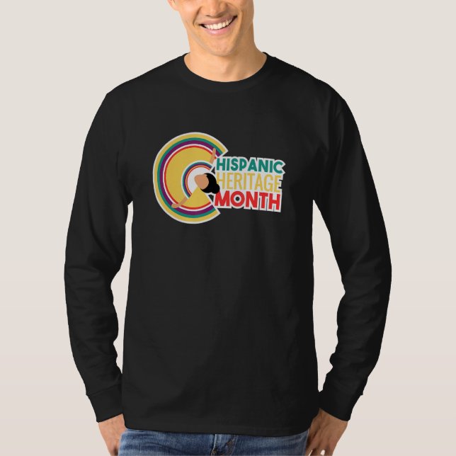 Den latinamerikanska kulturmånaden t shirt (Framsida)