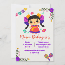 Den latinamerikanska prinsessan Birthday Inbjudningar