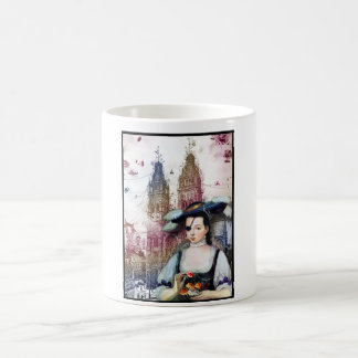 Den låtna striden börjar! förändrad konstSteampunk Kaffemugg