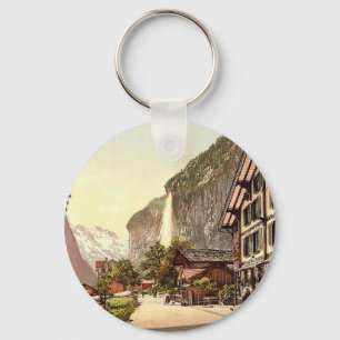 Den Lauterbrunnen dalen, gata beskådar med Nyckelring
