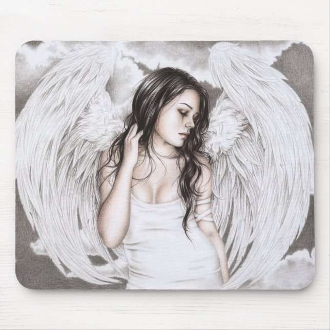 Den ledsna ängeln Mousepad Musmatta (Framsidan)