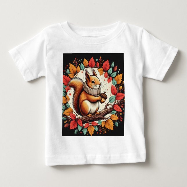 Den leende ekorren t shirt (Framsida)