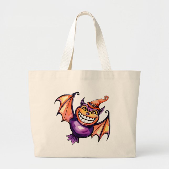 Den leende Fladdermus Jumbo Tygkasse (Framsidan)