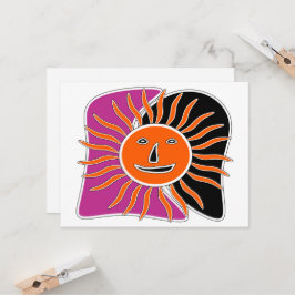 Den leende sol ansikte