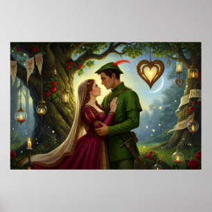 Den legendariska romansen i Sherwoodskogen Poster