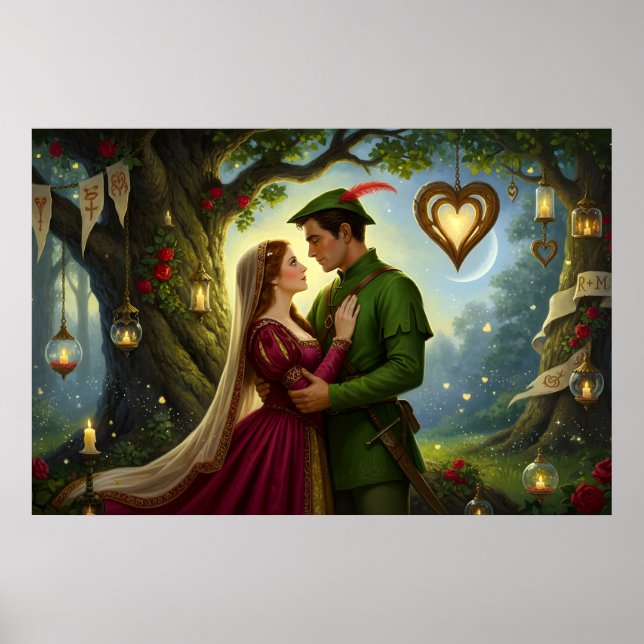 Den legendariska romansen i Sherwoodskogen Poster (Framsidan)