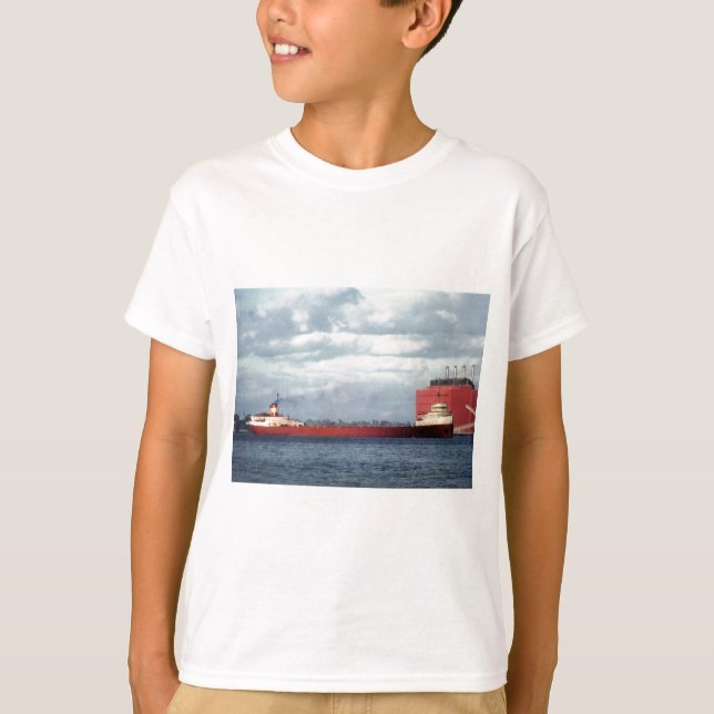 Den legendariska S.S.EN Edmund Fitzgerald Tee Shirt (Framsida)
