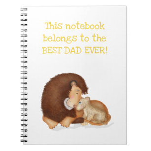 Den lejona datorn Cute och unge 'Bästa Pappa någon Anteckningsbok