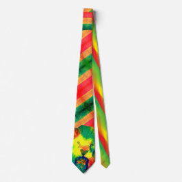 Den lejona jamaikanska flagga vrålar! slips