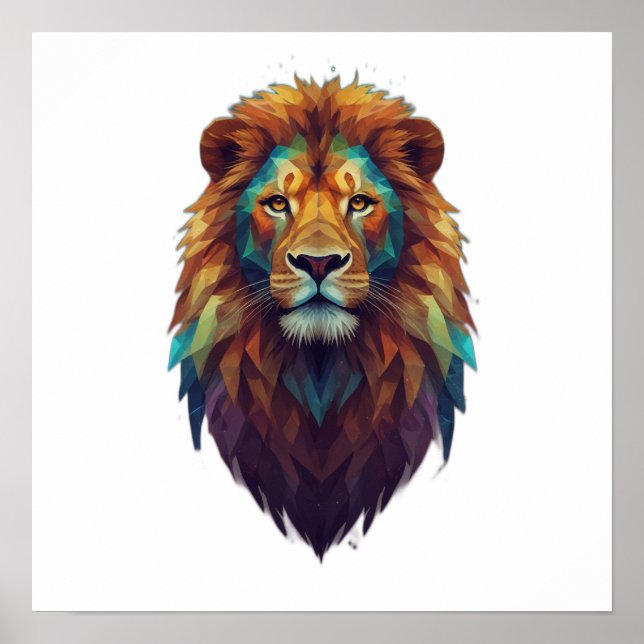 Den lejona konsten poster (Framsidan)