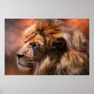 Den Lejona konstnärens Poster/utskrift Poster
