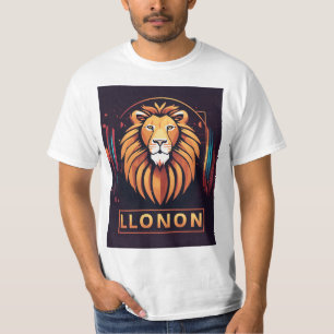 Den Lejona Logotypen T-Shirt med stammar