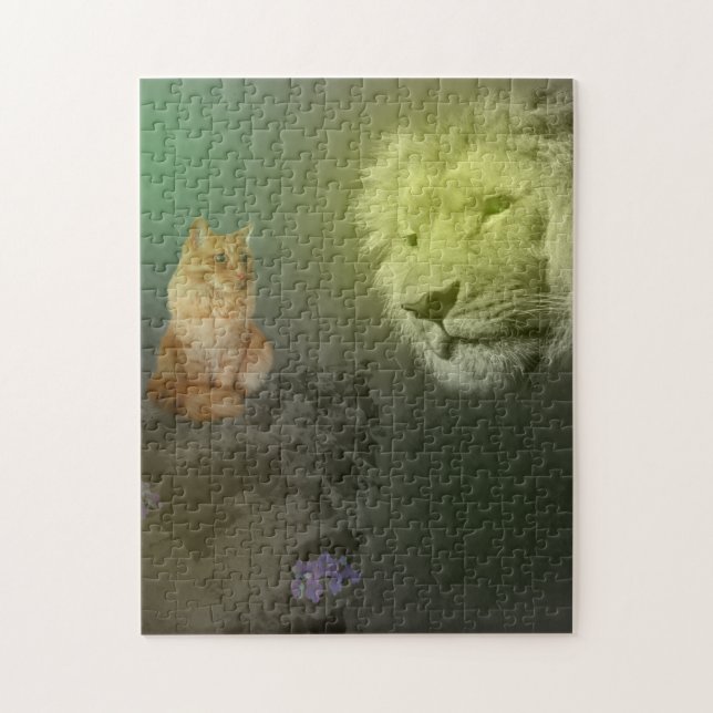 Den Lejona och katten, Jigszons pussel (Vertikal)