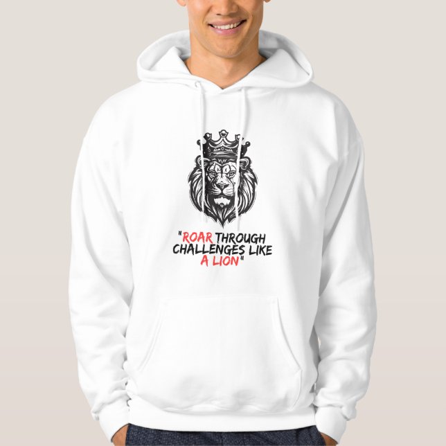 den lejona skjortan hoodie (Framsida)