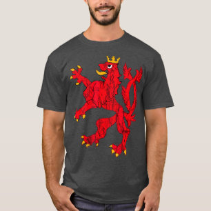 Den Lejona Vapenskölden Luxemburg Letzebuerg-Prid T Shirt