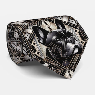 Den lekfulla hundälskaren   Fransk Bulldog Hund Pa Slips
