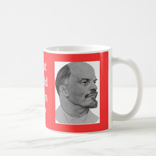 Den Lenin 2_dibujo_1901 wikimediaen kopierar Kaffemugg (Höger)