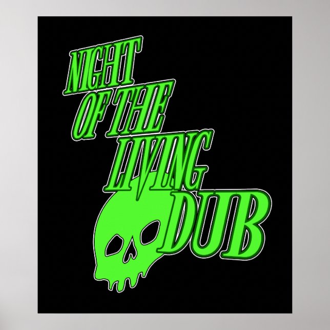 Den levande Duben DUBSTEP POSTER (Framsidan)
