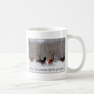 Den levande liv..... något liknande någon lämnade kaffemugg
