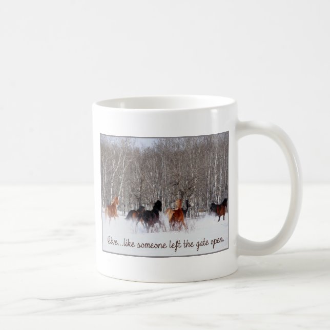 Den levande liv..... något liknande någon lämnade kaffemugg (Höger)