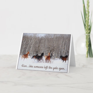 Den levande liv..... något liknande någon lämnade kort