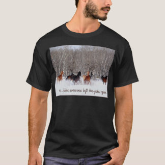 Den levande liv..... något liknande någon lämnade t shirt