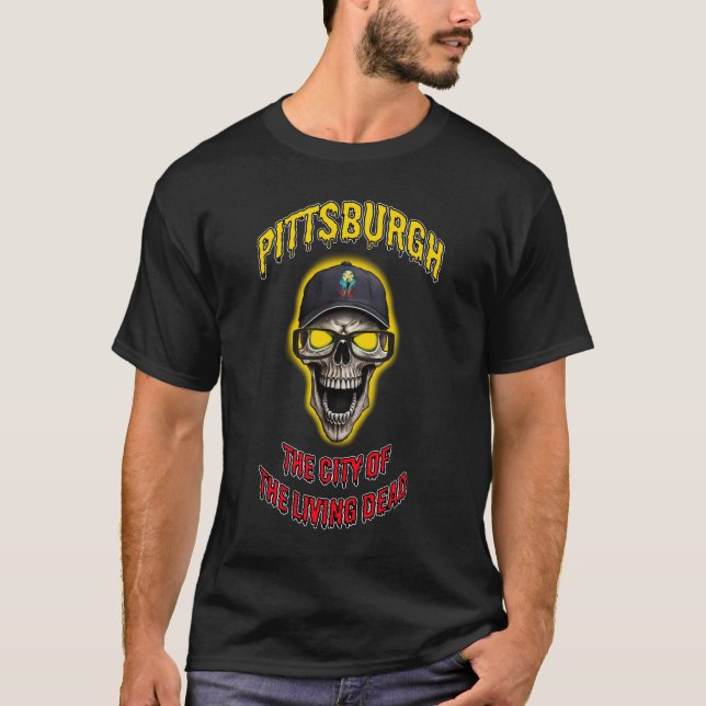 Den levande staden Pittsburgh T Shirt (Framsida)