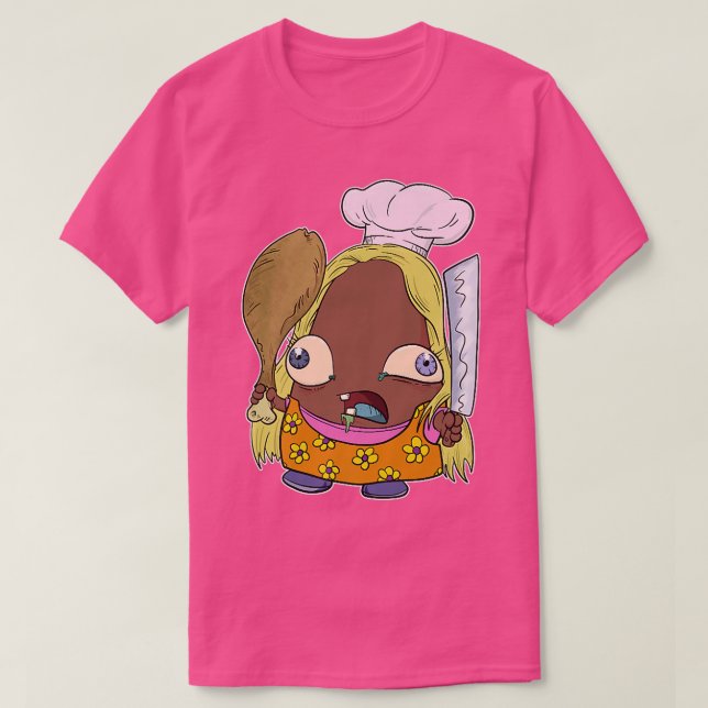 Den levande ZomBeansAmy Bean253-natten T Shirt (Design framsida)