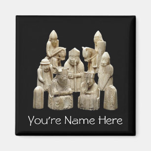 Den Lewis Chessmenmagneten Magnet