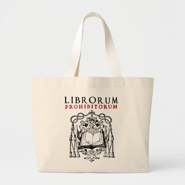 Den Librorum Prohibitorum totot hänger lös Jumbo Tygkasse (Framsidan)