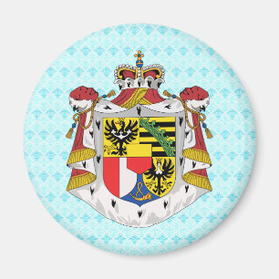 Den liechtensteinska vapenskölden specificerar magnet