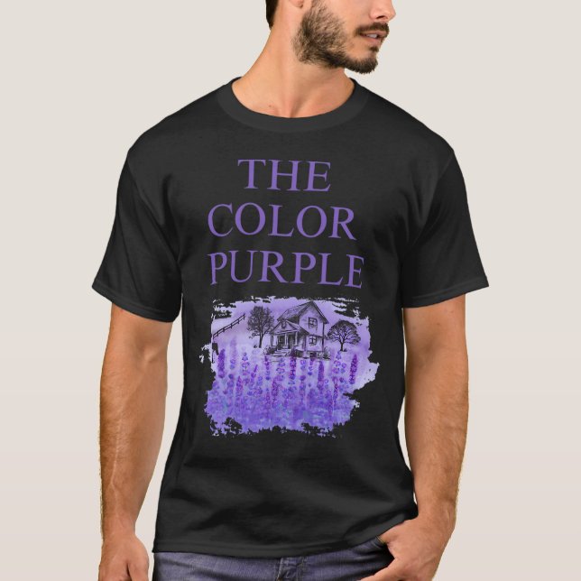 Den lila färgen t shirt (Framsida)