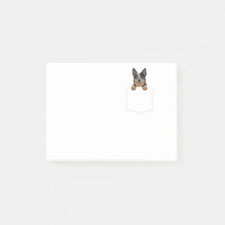 Den lilla australiska Hund i Pocke Post-it Block