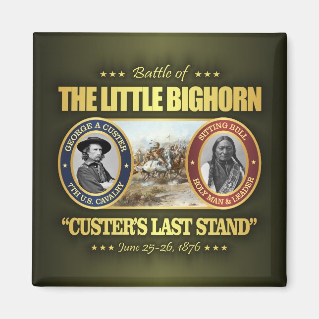 Den lilla bighorn magnet (Framsidan)