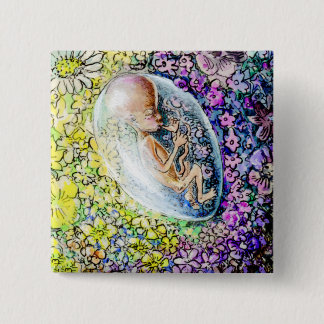 Den lilla blomman - detaljer knapp