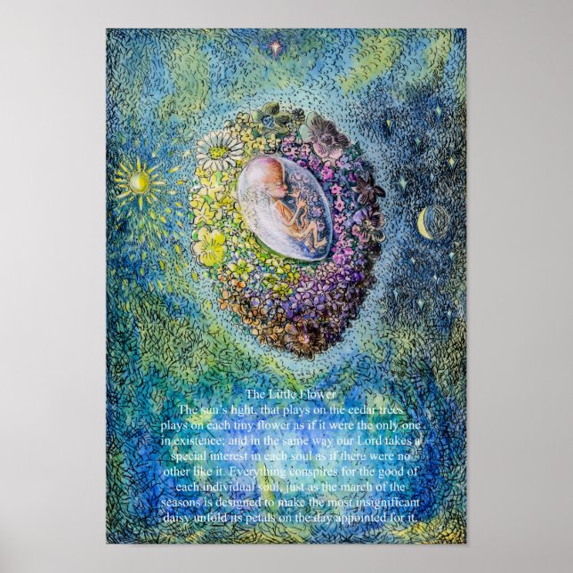 Den lilla blomman poster (Framsidan)