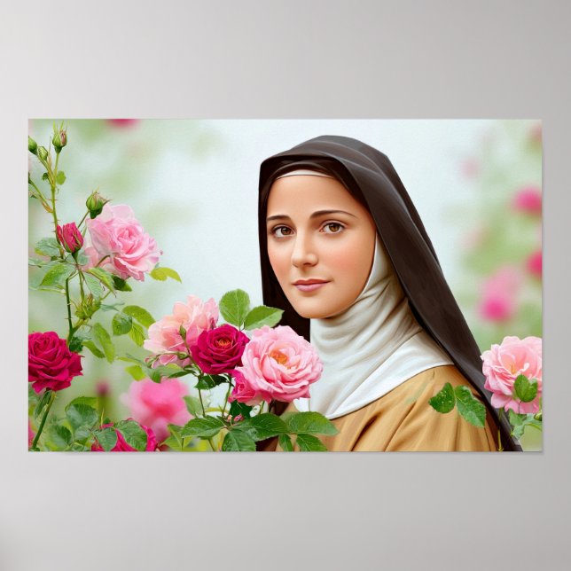 Den lilla blomman: St. Thérèse of Lisieux Poster (Framsidan)