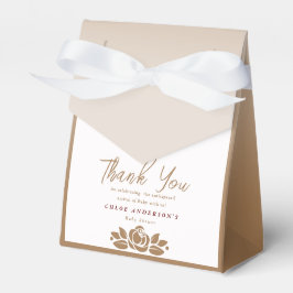 Den lilla Blommigten Baby Shower för en flicka i G Presentaskar