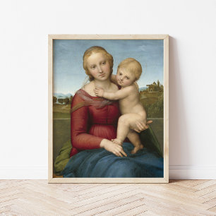 Den lilla Cowper Madonna Raphael Poster